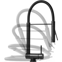 Nice Rubinetterie - Küchenmixer mit mattschwarzer Klappfeder Nice 29034M1NO matt-schwarz von NICE RUBINETTERIE