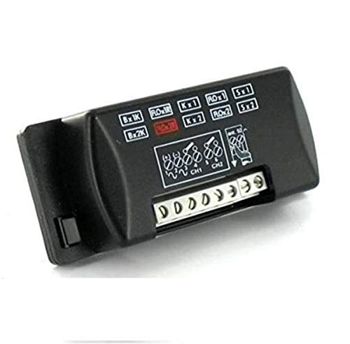 Nice B08YZXMXX7 flox2r récepteur, 2 canaux 433,92 MHz Rolling code/Memory-256 télécommandes AC/DC 12-24V Noir, NC Nice B08YZXMXX7 flox2r récepteur, 2 canaux 433,92 MHz Rolling code/Memory-256 télécommandes AC/DC 12-24V Noir, NC von NICE