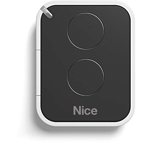 Nice ON2E 2-canaux Fernbedienung, 433,92 MHz Rolling Code Sender. Kompatibel mit FLOR, One, Flora, INTI Fernbedienungen. von Nice