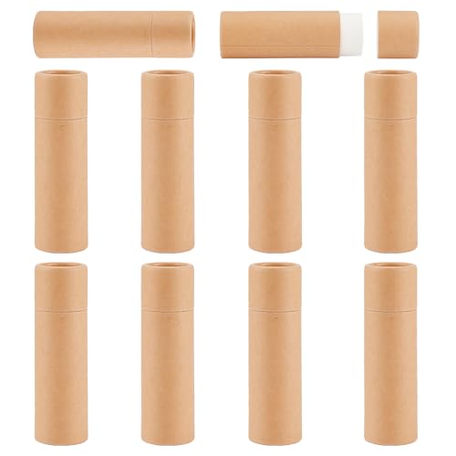 NICENEEDED 10 Stück 17g Lippenbalsamtuben Aus Pappe Leerer Brauner Lipgloss Balsamhalter Drehbare Deodorantbehälter Aus Kraftpapier Für Selbstgemachte Lippenstifte NICENEEDED 10 Stück 17g Lippenbalsamtuben Aus Pappe Leerer Brauner Lipgloss Balsamhalter Drehbare Deodorantbehälter Aus Kraftpapier Für Selbstgemachte Lippenstifte von NICENEEDED