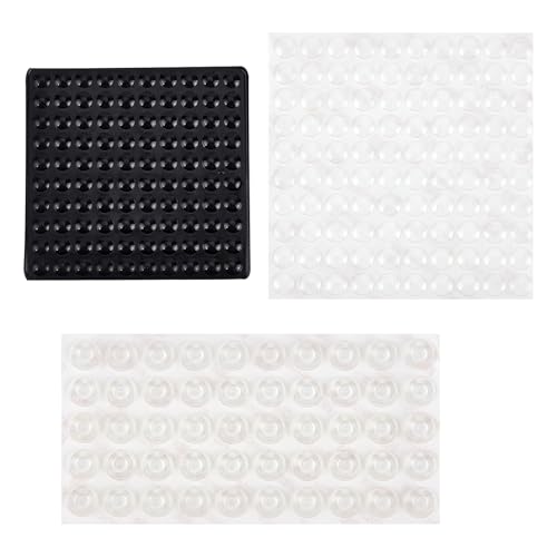 NICENEEDED 3 Styles Bump Dots Für Sehbehinderte Sticky Dots Braille Tastaufkleber Transparente Selbstklebende Stoßstangenpolster von NICENEEDED