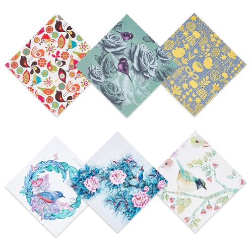 NICENEEDED 6 Packung Mikrofaser Reinigungstuch Für Brillen Mikrofaser Reinigungstuch Mit Aquarell Tieren Design Reinigungstücher von NICENEEDED