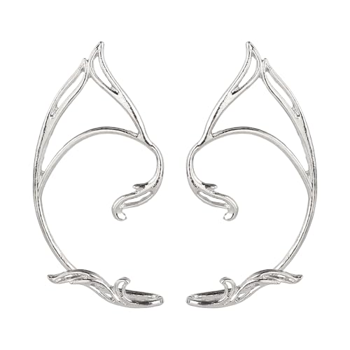 NICENEEDED Elfen Ohrmanschette Feen Ohrmanschetten Cosplay Kletterer Ohrringe Nicht Piercing Ohrringe Nicht Durchbohrte Wraps Feen Zubehör von NICENEEDED