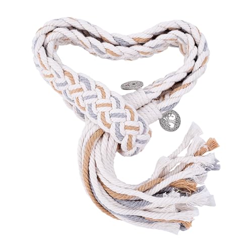 NICENEEDED Handfasting Kordel Für Hochzeit Rustikales Hochzeitslasso Lazos Otton Hochzeitskordel Mit Anhängern Traditionelles Keltisches Muster NICENEEDED Handfasting Kordel Für Hochzeit Rustikales Hochzeitslasso Lazos Otton Hochzeitskordel Mit Anhängern Traditionelles Keltisches Muster von NICENEEDED