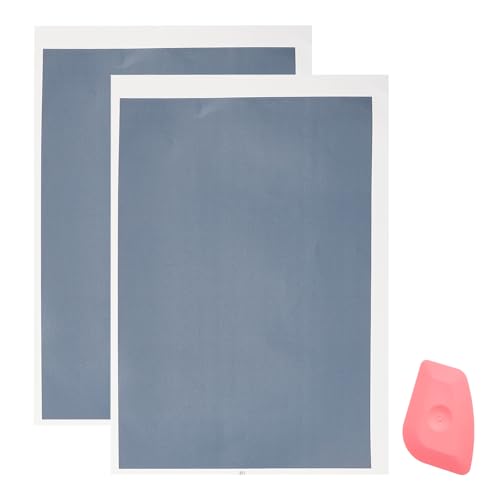 NICENEEDED Lasergravur Markierungspapier Silbernes Markierpapier Mit Schaber Lasertestpapier Dimmpapier Gravurtest Fokuspapier von NICENEEDED