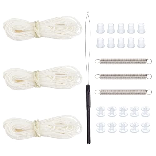NICENEEDED RV Plissee Reparaturset Fensterrollos Blind String Reparatur Restringing Kit RV Camper Ersatz Jalousien Reparatur von NICENEEDED