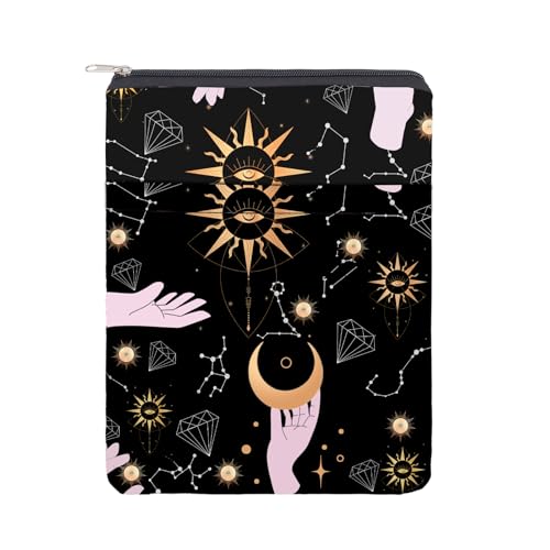 NICENEEDED Tarotbuchhüllen Mit Reißverschluss Leichter Buchträger Wasserdichter Buchschutz Für Die Vordertasche Waschbare Bücherhüllen von NICENEEDED