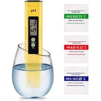 Elektronischer PH-Meter-Tester, hochpräziser Mini-Qualitäts-pH-Stift für Wasserzähler-LCD-Bildschirm und Ablesegenauigkeit für Aquarium, Schwimmbad. von NICEONE