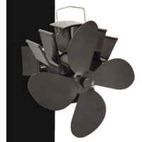Holzofenventilator, 4 Flügel, wärmebetriebener Ofenventilator, Kaminventilator, Rohrmontierter, leiser Ventilator für von NICEONE