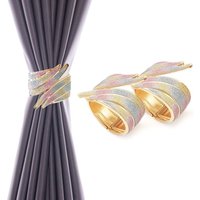 Paar Raffhalter – Raffhalter mit Diamantflügel-Design, 2er-Pack dekorative Raffhalter, farbenfroh von NICEONE