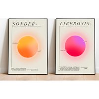 Aura Print Poster | Sonder Abstrakter Druck Farbverlaufsdruck Retro Ruhige Moderne Spirituelle Energie Home Kunst Aura Print Poster | Sonder Abstrakter Druck Farbverlaufsdruck Retro Ruhige Moderne Spirituelle Energie Home Kunst von NICEONEE