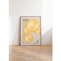 Löwe Sternzeichen Poster Print | Astrologie Horoskop Feuer-Zeichen-Wand-Dekor Kunstdruck Löwe Sternzeichen Poster Print | Astrologie Horoskop Feuer-Zeichen-Wand-Dekor Kunstdruck von NICEONEE