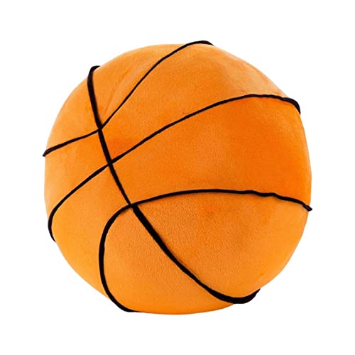 NICERAM Basketball-Plüschtier, weich gefüllte Plüschkissen, kugelförmiges Schlafkissen, Sofa-Wurfkissen, dekoratives Geschenk für Kinder von NICERAM