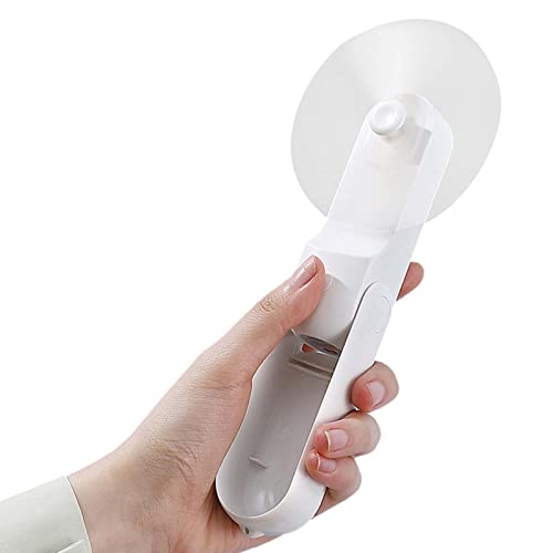 NICERAM Mini-Handventilator | Tragbarer Handventilator | Wiederaufladbarer Faltbarer USB-Ventilator, leiser persönlicher Ventilator für drinnen und draußen von NICERAM