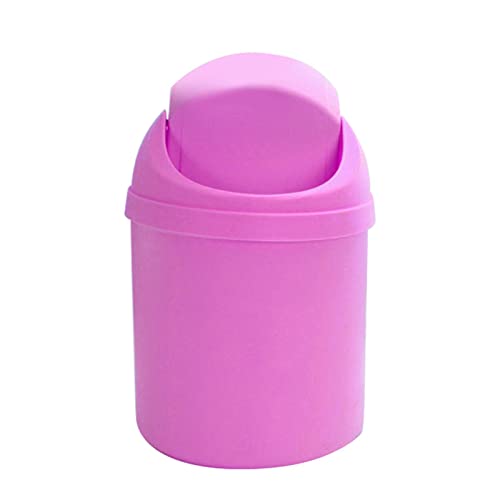 NICERAM Mini Papierkorb Mülleimer - Badezimmer-Papierkorb - Mehrzweck-Desktop-Mini-Mülleimer, Küche, Schreibtisch-Organizer, Mülleimer mit Schwingdeckel oder Büro-Badezimmer-Waschtisch von NICERAM