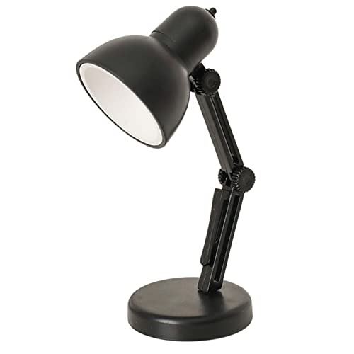 NICERAM Retro-LED-Schreibtischlampe, Clip-on-Tischleuchte, verstellbare Mini-Schreibtischlampe, Flexible, klappbare LED-Leseleuchte für Büro, Tisch, Nachttisch, batteriebetrieben (Multi Styles) von NICERAM