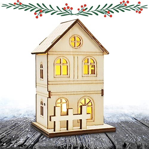NICERAM Weihnachtsbeleuchtung Haus,Leuchtendes -Weihnachtshaus - Dorf-Familien-Haus-Weihnachtswinter-Minihaus, Weihnachtshauptdekorationen NICERAM Weihnachtsbeleuchtung Haus,Leuchtendes -Weihnachtshaus - Dorf-Familien-Haus-Weihnachtswinter-Minihaus, Weihnachtshauptdekorationen von NICERAM