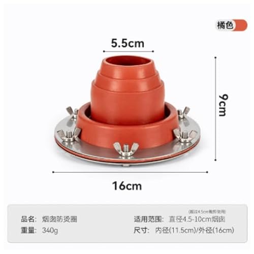 NICEWAT Ofenrohrdurchführung Zelt (Orange) von NICEWAT