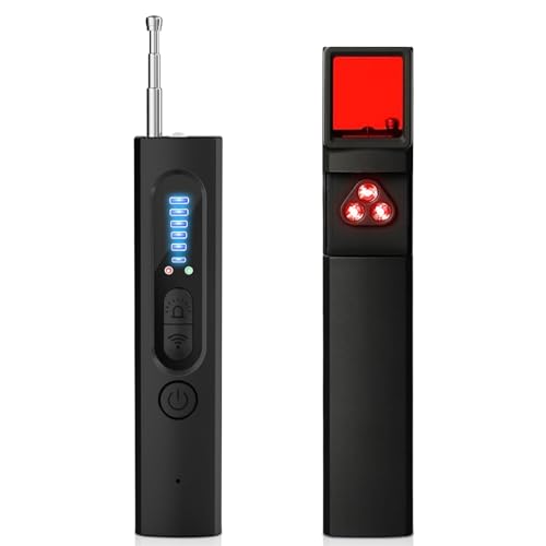 NICEWAT X13 Kamera-Detektor, Wanzen Detektor 6 Stufen Empfindlichkeit, GPS Tracker Scanner Anti-Spionage-Detektor, Anti Aufnahme Detektoren für Hotel Heim Büro von NICEWAT