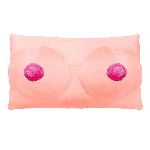 NICEYEA Kreative Tittenkissen Brustförmiges Kopfkissen Memory Foam 3D Künstliches Kissen Brustkissen Pillow Cervical Pillow Schlafkissen für Party und Geburtstagsgeschenk (A) von NICEYEA