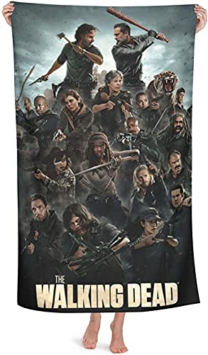 NICHIYOBI The Walking Dead Strandtücher 3D-Digitaldruck Badetücher,modischer Auftritt,Reisetuch,Weich und lichtbeständig (1,80cmx135cm) von NICHIYOBI