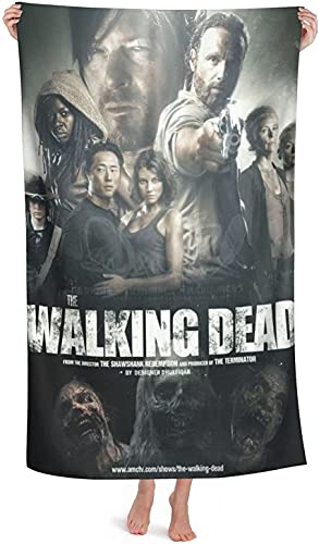 NICHIYOBI The Walking Dead Strandtücher 3D-Digitaldruck Badetücher,modischer Auftritt,Reisetuch,Weich und lichtbeständig (2,80cmx135cm) von NICHIYOBI