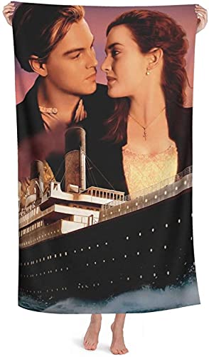 NICHIYOBI Titanic Strandtücher 3D-Digitaldruck Badetücher,modischer Auftritt,Reisetuch,Weich und lichtbeständig (6,150 x200 cm) von NICHIYOBI