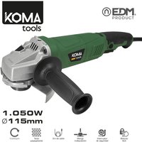 Koma Tools - 1050w elektrische Schleifmaschine ø115mm 22,8x35,5cm von KOMA TOOLS