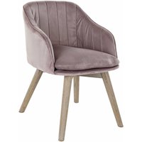 Huby Polyester Sessel 56x47x72.5 Velvet Polyester Hévea Material Mehrfarbige Farbfamilie Sessel und Sessel Details Details Details von FIJALO