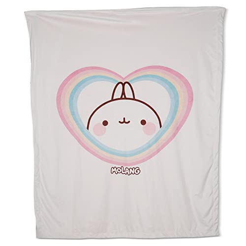 NICI Kuscheldecke Molang ca. 140 x 175 cm I Kuscheldecke für Babys & Kinder I Flauschige Plüschdecke I Warme Decke für Mädchen & Jungen – 48229, Pink von NICI