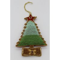 Handgefertigter Individueller Weihnachtsschmuck Entzückender Weihnachtsbaum, Vintage Handgefertigter Individueller Weihnachtsschmuck Entzückender Weihnachtsbaum, Vintage von NICOLEsSELECTION