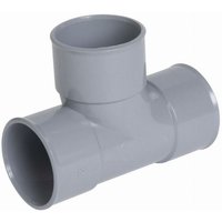 Brecheisen-T-Stück Nicoll einfach weiblich-weiblich 87°30 - pvc grau - ø 40 mm - TH188 von NICOLL