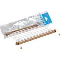 Einfach verstellbarer Lufteinlasssatz 30 m³ + Schraubenabdeckung + NICOLL-Schrauben – Helles Holz – 1KVR130C von NICOLL
