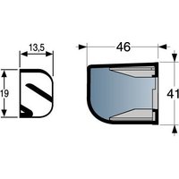 Nicoll - Modul 30 akustisch 41dne 250x12 hf3042 weiß von NICOLL