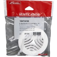 Einfaches rundes Lüftungsgitter für PVC-Rohr D.125 von NICOLL