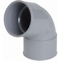 Winkelstück weiblich-weiblich 67°30 - pvc grau - ø 32 mm - CF66 - Nicoll von NICOLL