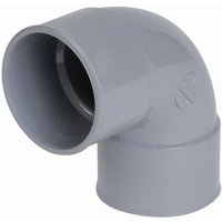 Winkelstück weiblich-weiblich 87°30 - pvc grau - ø 32 mm - CF88 - Nicoll von NICOLL
