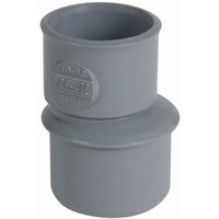 Reduzierstück Nicoll außen exzentrisch - Stecker-Stecker - pvc grau - ø 40/32 mm - IH1 von NICOLL