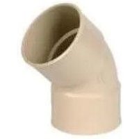 Nicoll - Winkel 45° weiblich weiblich, für pvc 80 sandfarbenes Fallrohr von NICOLL