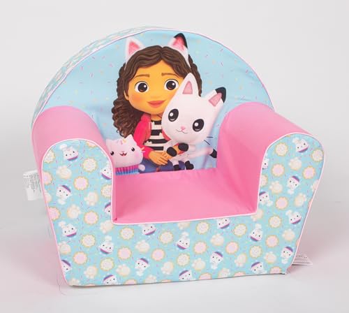 NICOTOY Universal-Gabby's Dollhouse Cakey Kindersitz, Sofa, Sessel, Rosa, Blau, Grün, 43x51x33cm von NICOTOY