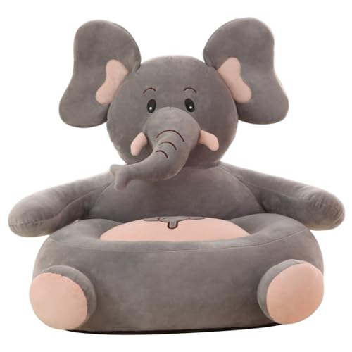 NIDONE Kinder Sofa 19.7x19.7x17,7 Zoll gefüllt Plüsch Elefant Kleinkind Sofa elastischer Baby Sessel für Schlafzimmermöbel Wohnkultur von NIDONE