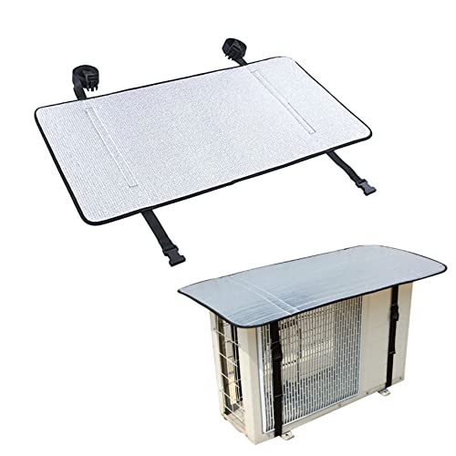 NIDONE Klimaanlagen-Abdeckung, Außenklimaanlagen-Abdeckung, Aluminiumfolie, Ac-Schutz für Außeneinheit, Wärmepumpen-Einheitsabdeckung für 85 x 40 cm von NIDONE