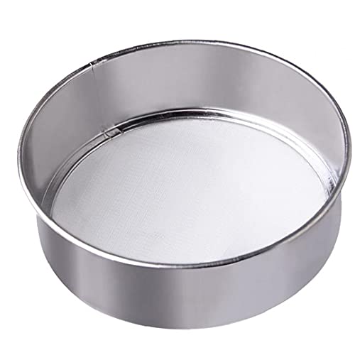 NIDONE Mehlsieb Mehl-Sift Edelstahl-Sieb-Sieb-Net-Puder-Sicht mit feiner Mesh-Küche 15cm NIDONE Mehlsieb Mehl-Sift Edelstahl-Sieb-Sieb-Net-Puder-Sicht mit feiner Mesh-Küche 15cm von NIDONE