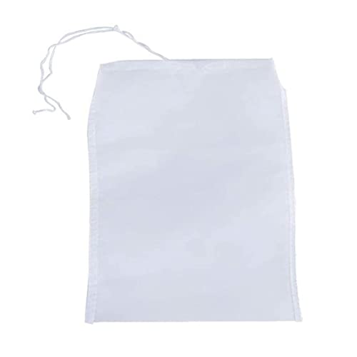 NIDONE Milchbeutel-Filter-Siebe feine 300 Mesh-Tasche wiederverwendbare Nylon-Käse-Tasche für Mandelmutter Milch 20x30cm von NIDONE