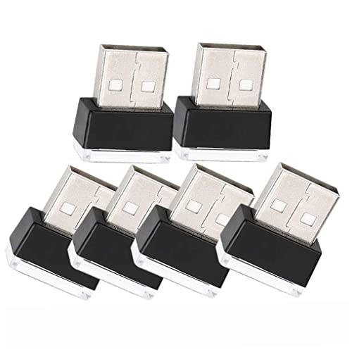 NIDONE Mini Auto USB Atemosrhere LED Wireless LED 6PCS von NIDONE