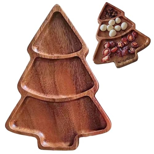 NIDONE WeihnachtS -Servierplatte Holz, Weihnachtsbaum -Form -Servierschalen, 11, 6 x 8, 5 Zoll Wurstbrett für Snacks Käsedesserts Vorspeisen NIDONE WeihnachtS -Servierplatte Holz, Weihnachtsbaum -Form -Servierschalen, 11, 6 x 8, 5 Zoll Wurstbrett für Snacks Käsedesserts Vorspeisen von NIDONE