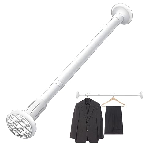 Weißer Vorhangstangen 50-80 cm Ausleitbare Duschschien von NIDONE