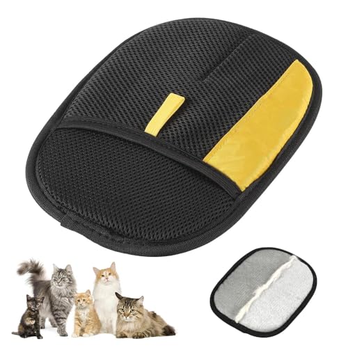 NIEBYI 2025 Verdickter starker Tierhaarentfernungshandschuh für Katzen und Hunde, elektrostatische Handschuhe für Haustierpflege, wiederverwendbare schnelle Enthaarungshandschuhe für Couch, Kleidung NIEBYI 2025 Verdickter starker Tierhaarentfernungshandschuh für Katzen und Hunde, elektrostatische Handschuhe für Haustierpflege, wiederverwendbare schnelle Enthaarungshandschuhe für Couch, Kleidung von NIEBYI