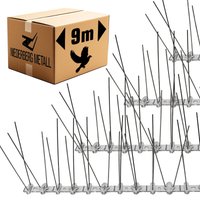 Niederberg Metall - Taubenabwehr Spikes - 9 Meter Kunststoff Tauben Abwehrleiste Vogel Abwehr Spikes von NIEDERBERG METALL