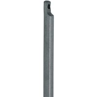 Deni - Treibriegelstange m.Aussparung eins.1500mm D.10mm sta hell verz - 4110 1501 33 von DENI